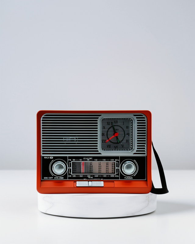 Vintage Nostaljik Radyo Bluetooth AUX USB SD Kart Girişli Şarjlı