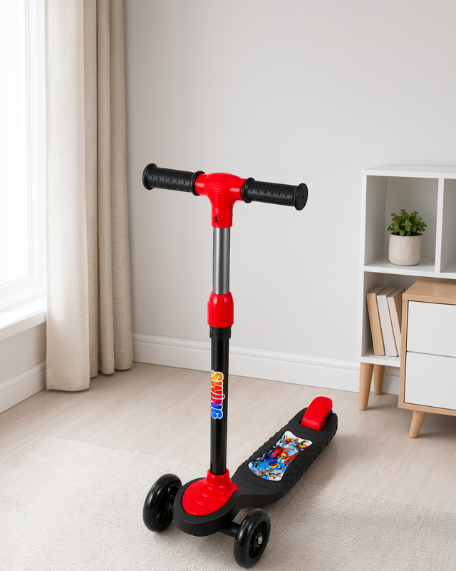 3 Tekerlekli Kolay Kullanımlı ve Dengeli Kız ve Erkek Çocuk Scooterı