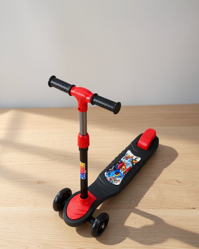 Eğlenceli Sürüş Aracı: Ayarlanabilir Gidonlu 3 Tekerlekli Scooter Çocuklar İçin