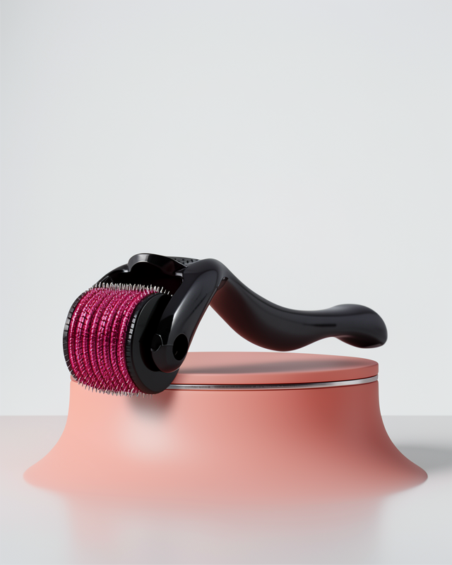 540 İğneli 1 Mm Derma Roller Titanyum Uçlu Saç Sakal Ve Cilt Bakım Aleti