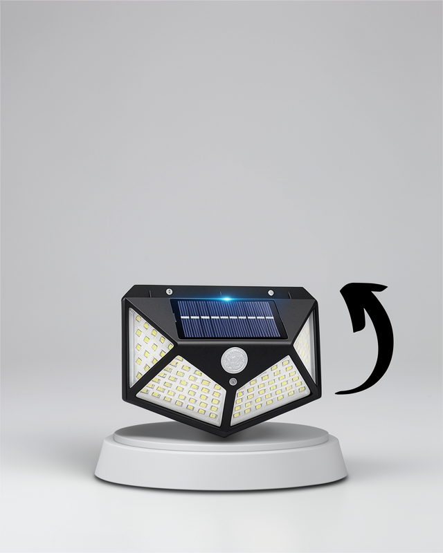 100 LED'li Güneş Enerjili Bahçe Lambası Bahçe Aydınlatma
