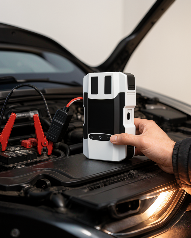 Yeni Nesil 12.000 mAh Dijital Ekranlı Araç Pompası ve Powerbank
