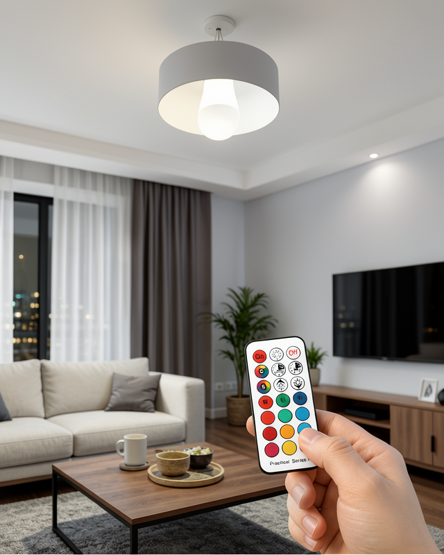 Yeni Nesil Çok Renkli Akıllı LED Ampul Kumanda Destekli