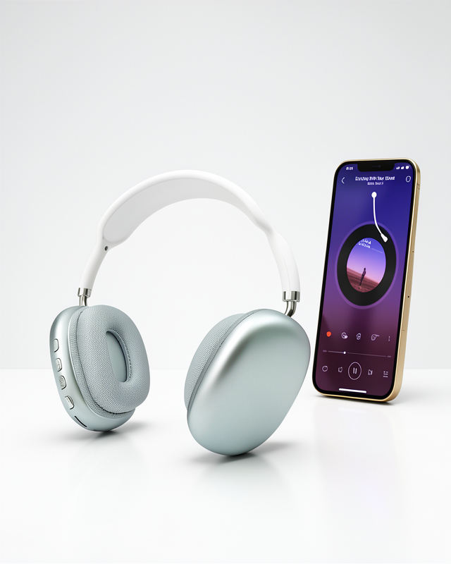 Bluetooth Kulaklık P9 Plus Kablosuz Kulak Üstü Beyaz Mikrofonlu