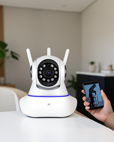 Kablosuz Bebek İzleme Kamerası Gece Görüşlü Wifi Kamera