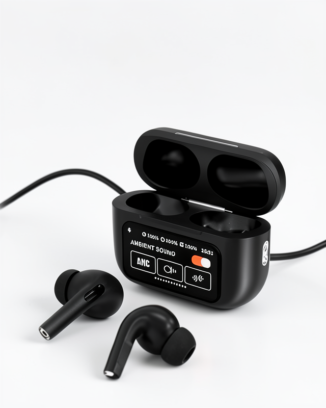 Ekranlı Yeni Nesil Bluetooth Kulaklık Yüksek Ses Kalitesi ve Uzun Şarj Süresi