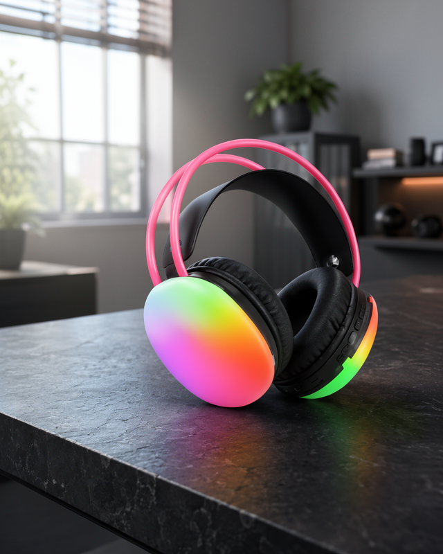 Yeni Nesil 3D Sesli Ergonomik RGB Bluetooth Kulaklık