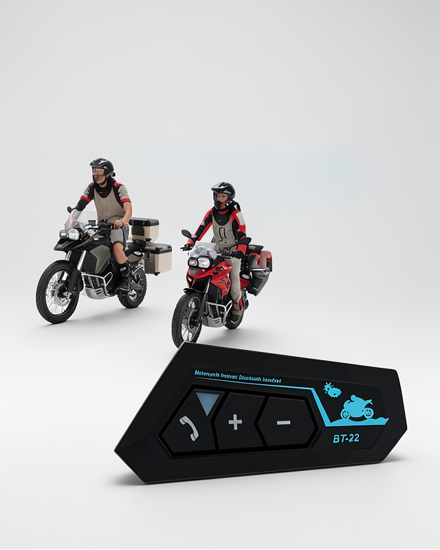 Bluetooth Motosiklet Kulaklık BT22 İnterkom Intercom Kask Kulaklık 5.0