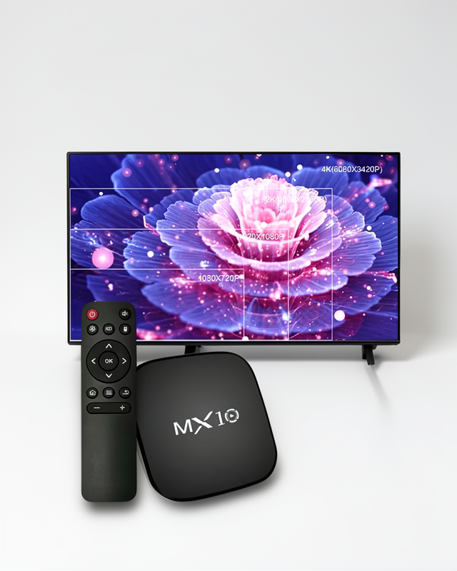 4K Wi-Fi Bağlantılı 4 Çekirdekli TV Box Android Uyumlu
