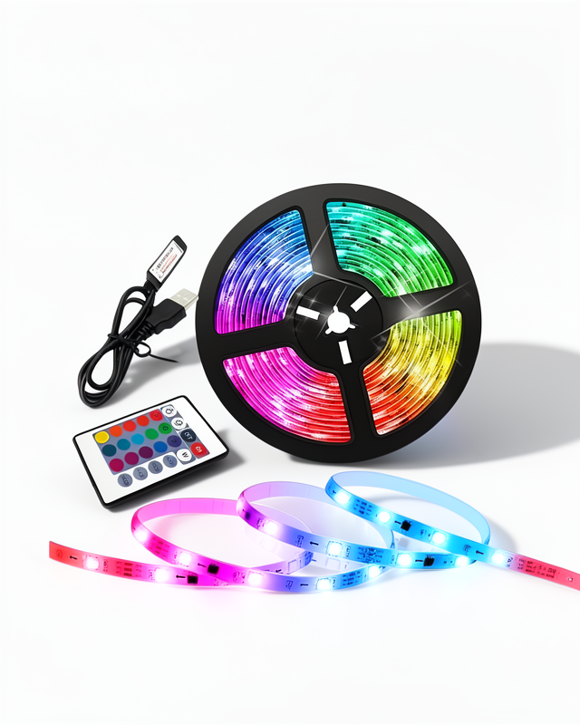 RGB Işıklı 5 Metre Led Şerit Işık