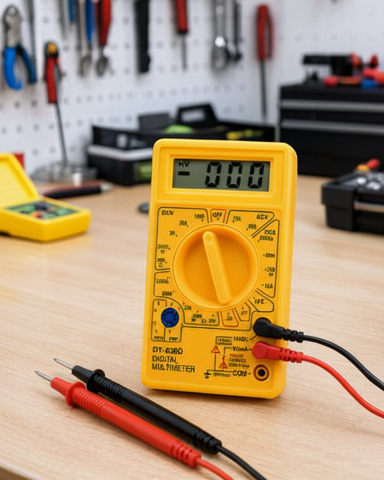 Yeni Nesil LCD Ekranlı Dijital Multimetre Ölçü Aleti AC DC Ölçüm