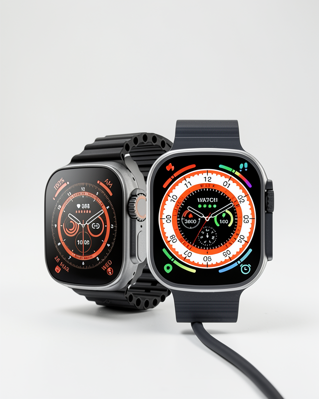 Ultra Akıllı Saat 45 MM Gri Kasa, Sesli Görüşme, Sağlık İzleme, Suya Dayanıklı