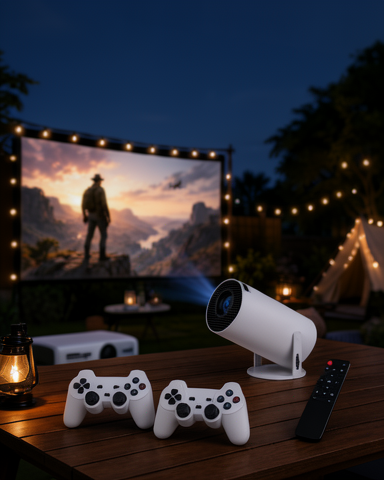 Yeni Nesil 4K Akıllı Projeksiyon Cihazı Wi-Fi 6 ve Bluetooth 5.0 Desteğiyle