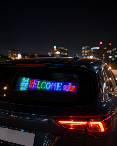 Mobil Uyumlu RGB LED Panel – Yazı ve GIF Destekli, USB Bağlantılı Dekoratif Ekran