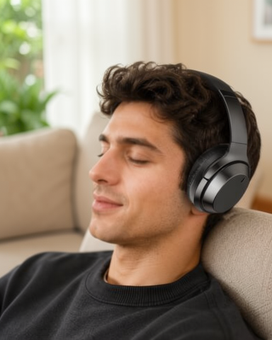 Yeni Nesil Siyah Kablosuz Bluetooth Kulaklık 5.0 18 Saat Kullanım Dinamik Sürücü
