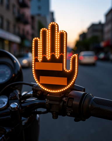 176 LED ampul ile kontrol edilen amber güvenlik lambası