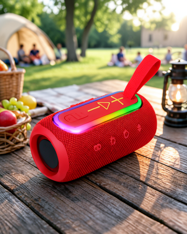 Bluetooth 5.1 ile Kablosuz Hoparlör – Güçlü Bas ve 10 Metre Menzil