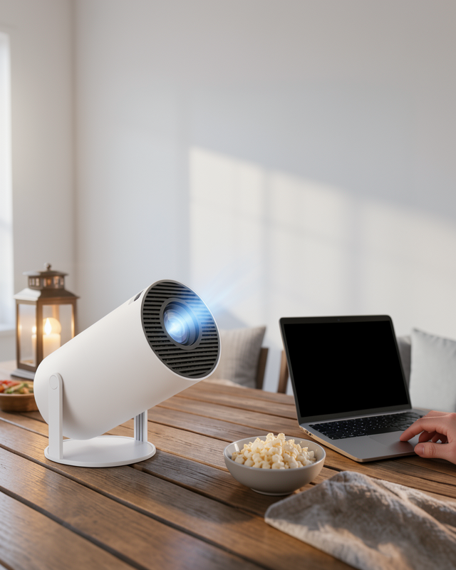 Akıllı Projeksiyon – 130 inç Ekran, Uzun Ömürlü Ampul ve 4K Full HD Destekli