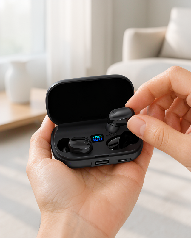 Yeni Nesil A10s TWS Bluetooth Stereo Kulaklık, 22 Kez Şarj İmkanı