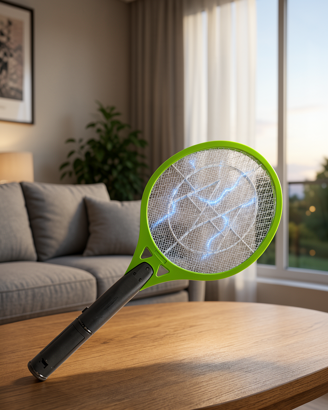 Yeni Nesil Güvenli Kullanım Elektrikli Sinek Raketi | Çocuk ve Evcil Hayvan Dostu