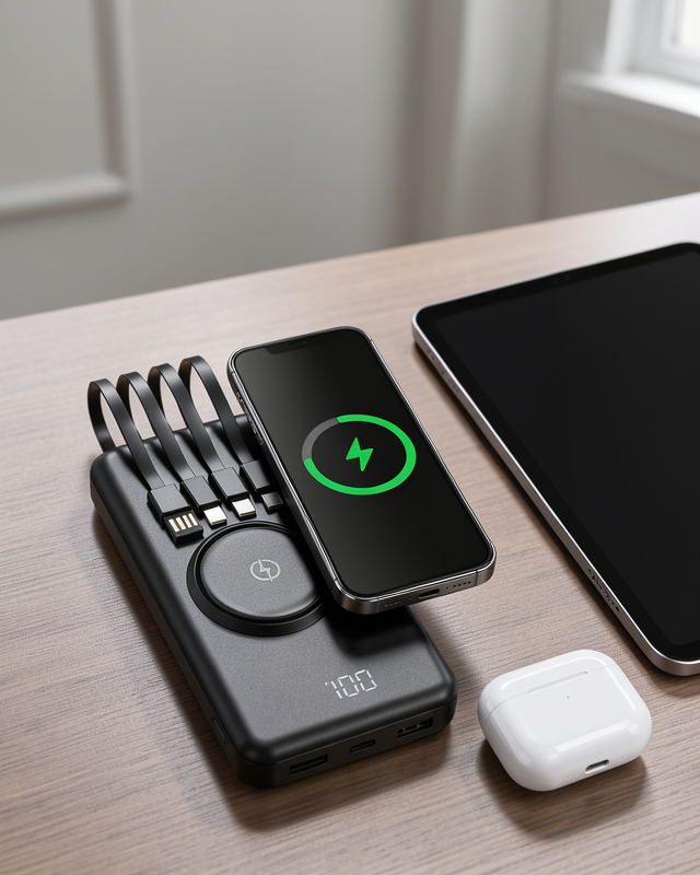 Hızlı, Güvenli ve Modern Powerbank – Akıllı Koruma Sistemi ile