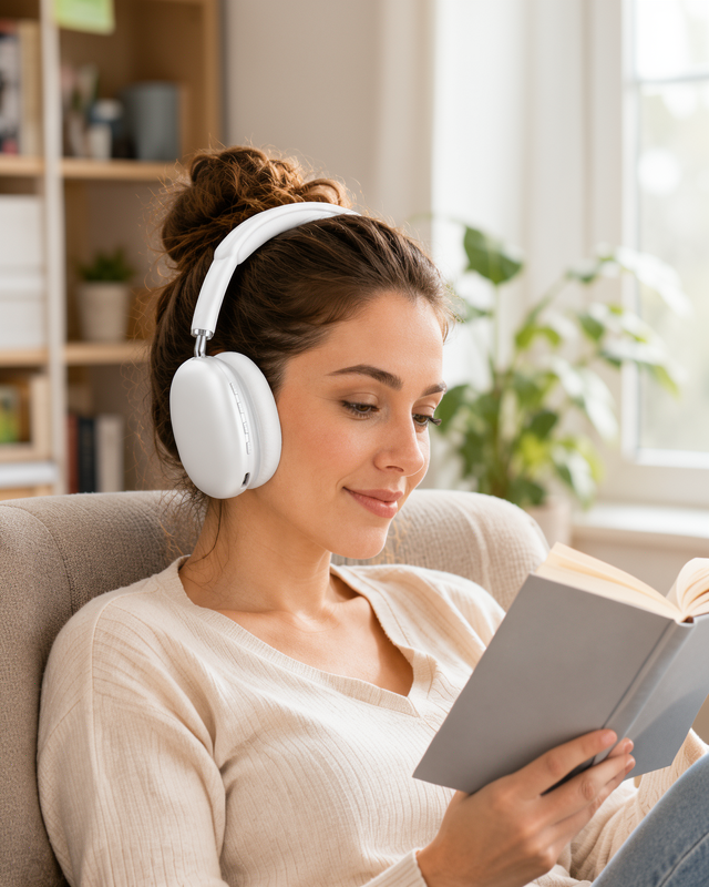 Bluetooth V5.0 Katlanabilir Kablosuz Kulaklık | 400 mAh, Gürültü Azaltma