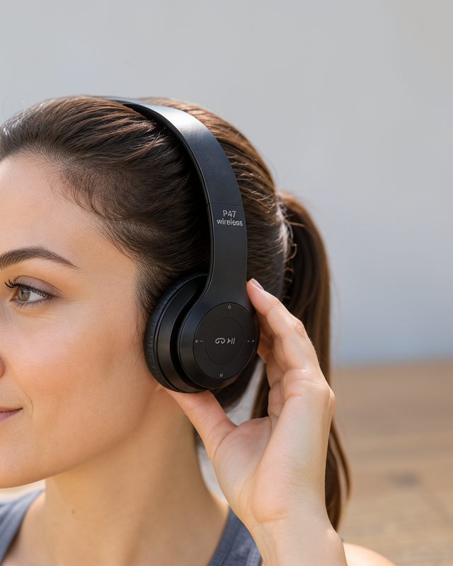 Mikrofonlu Kablosuz Kulaklık | Uzun Pil Ömrü ve Stereo Ses Performansı Yeni Nesil