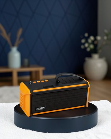J-IPOX P520 Solar Şarjlı 8W Bluetooth Hoparlör FM Radyo ile Güçlü Ses