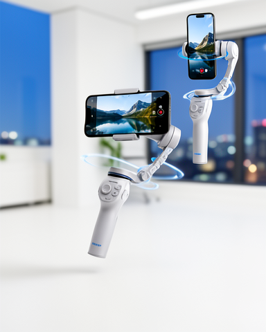 Canlı Yayın ve Vlog İçin 3 Eksenli Profesyonel Telefon Gimbali