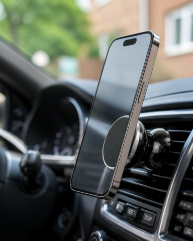 Havalandırma Izgarasına Uygun Mıknatıslı Araç İçi Telefon Tutucu