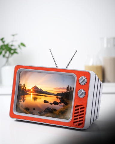 Katlanabilir Mobil Ekran 3D HD Lens ile Telefon Ekran Büyütücü Retro TV Görünümü