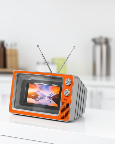 12 İnç HD Fresnel Lensli Taşınabilir Mobil Ekran Büyütücü Retro TV Tasarımı