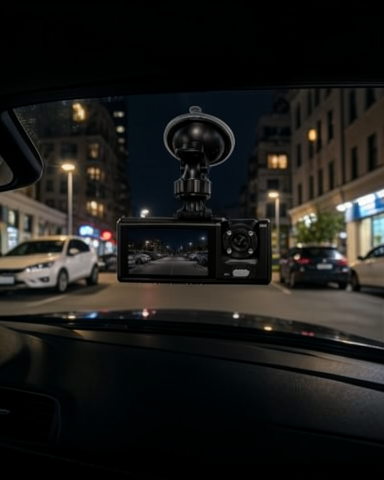Çift Kameralı Geniş Açılı 1080P Full HD WiFi Araç İçi Kayıt Kamerası