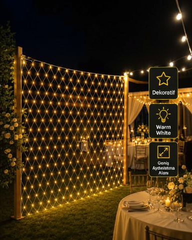 Organizasyonlarınıza Masalsı Bir Atmosfer Katan Dekoratif Ağ LED Işık