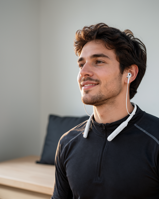 Bluetooth Kulaklık, Manyetik Başlıklı ve Uzun Süre Dayanıklı