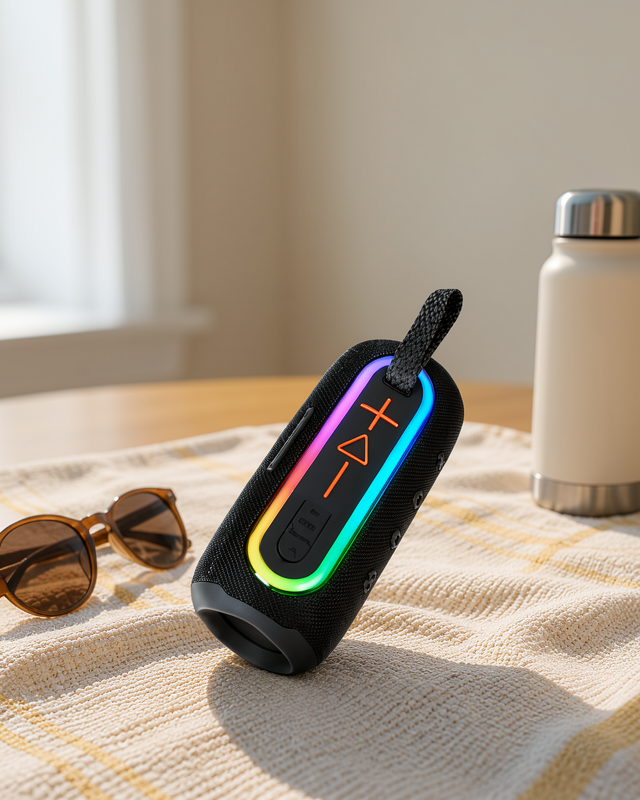 Yeni Nesil IP67 Su Geçirmez Kırmızı Taşınabilir Bluetooth Hoparlör