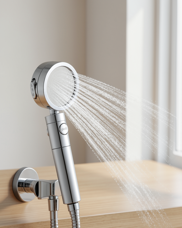 Masaj Fonksiyonlu Banyo Duş Başlığı Şelale Sisi