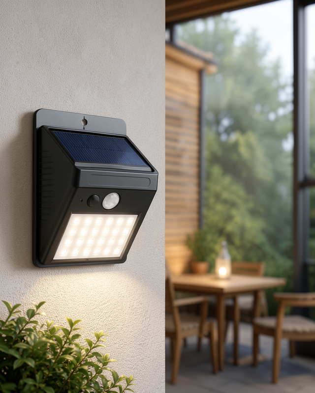 Yeni Nesil 20 LED Hareket Sensörlü Güneş Enerjili Lamba Bahçe ve Dış Mekanlar İçin