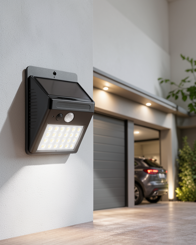 Yeni Nesil Kablo Gerektirmeyen Solar LED Işığı Bahçe ve Veranda için