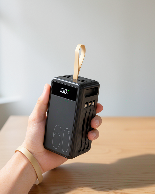 Yeni Nesil 4 Çıkışlı Hızlı Şarj Destekli Powerbank
