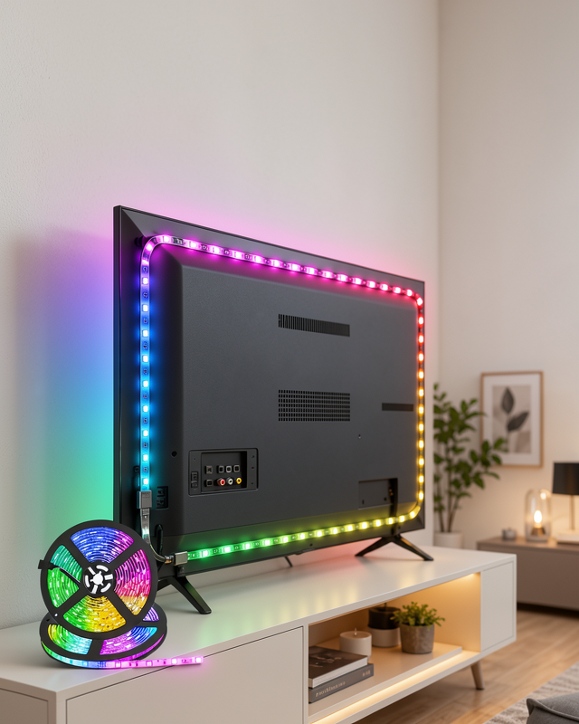 5 Metre Uzunluğunda RGB Şerit LED Enerji Tasarruflu