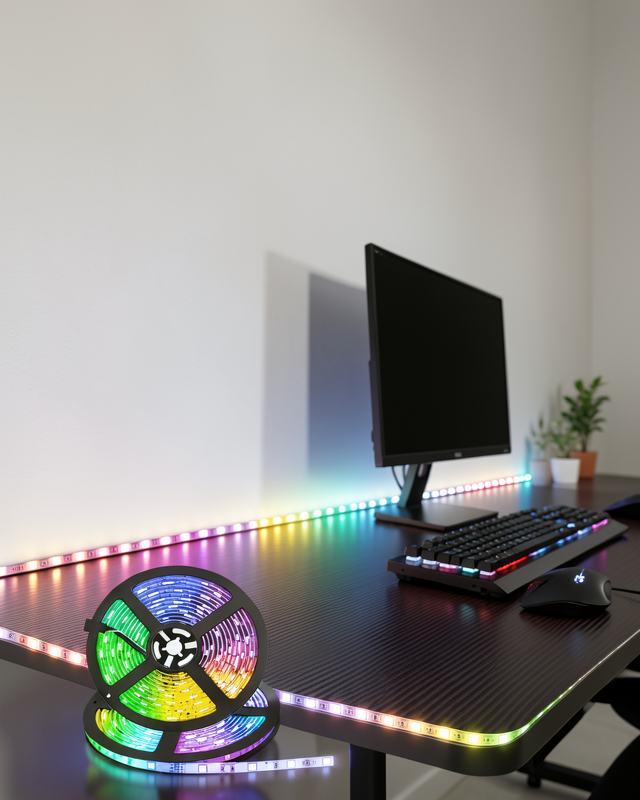 Su Geçirmez Kumandalı LED Şerit 5 Metre