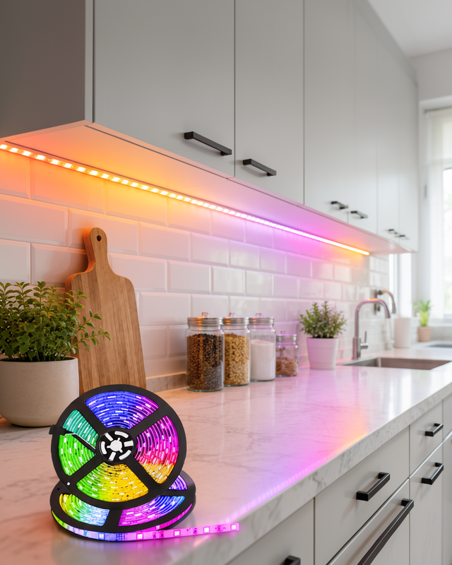 5 Metre Kumandalı LED Şerit Aydınlatma