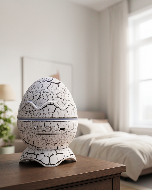 Yeni Nesil Dinozor Yumurtası Görünümlü Gece Lambası Yumurta Işık Speaker