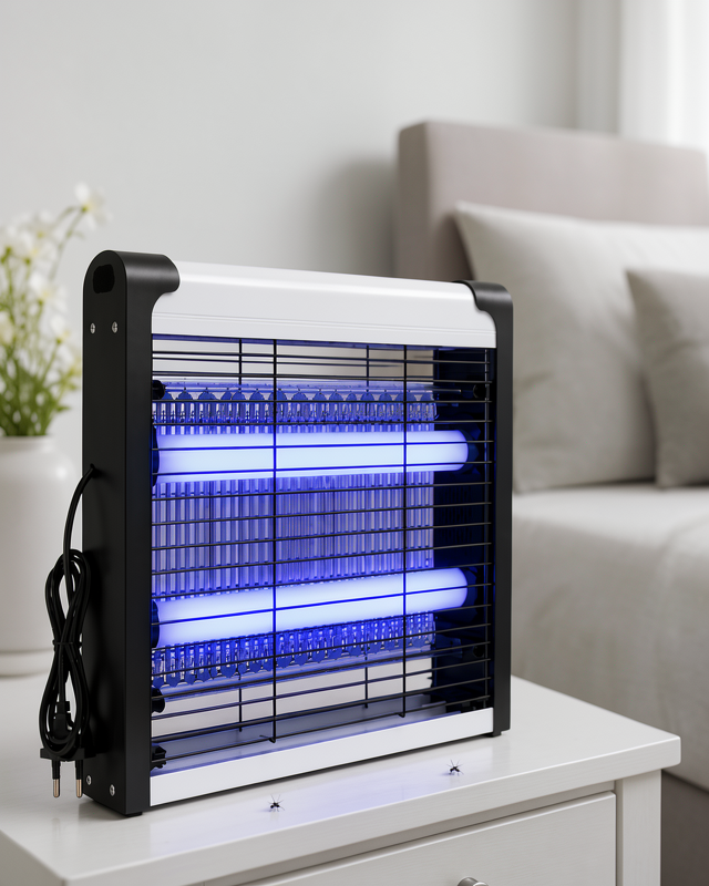 Sessiz Çalışan Elektrikli UV LED Sinek Öldürücü Etkili Böcek Tuzağı