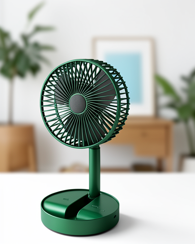 Yeni Nesil Katlanabilir Usb Şarjlı Masaüstü Mini Fan ve Telefon Tutucu
