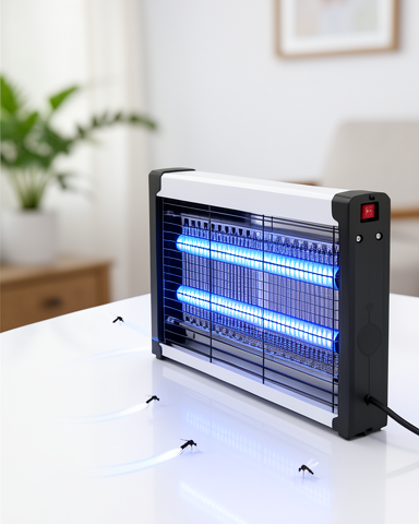 Sessiz Çalışan Elektrikli Sinek Öldürücü Lamba – 10W UV Haşere Kontrol Cihazı