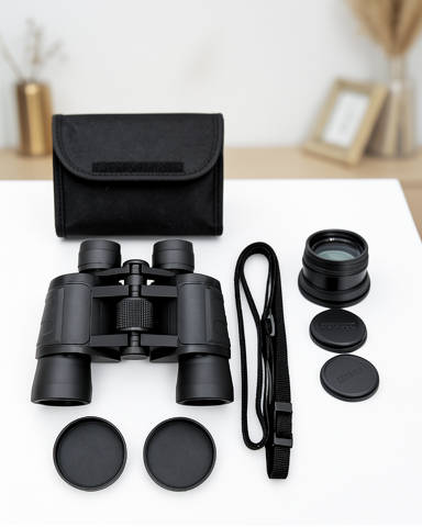 20x Büyütme Kapasitesine Sahip Profesyonel Dürbün | HD Optik Lens ve Taşıma Çantası ile Boyun Askısı