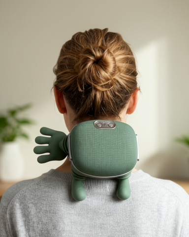 Ergonomik 3D Yoğurma Boyun ve Omuz Masaj Cihazı Derin Doku Rahatlatıcı