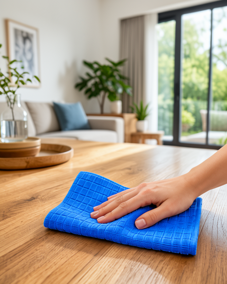 Yüksek Emici Profesyonel Mikrofiber Temizlik Bezi 40x40 cm Çizmeyen Çok Amaçlı
